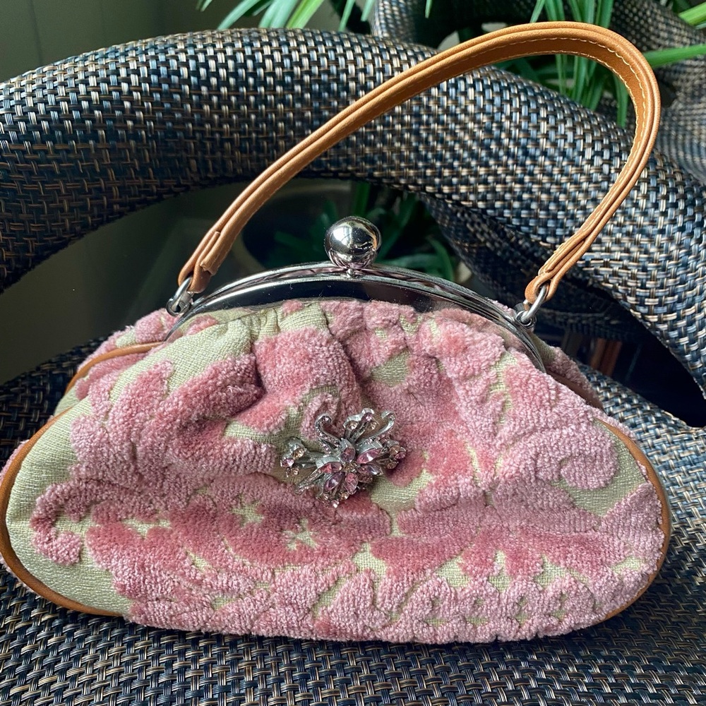 Glenda Gies Baby Chloe Chenille handbag